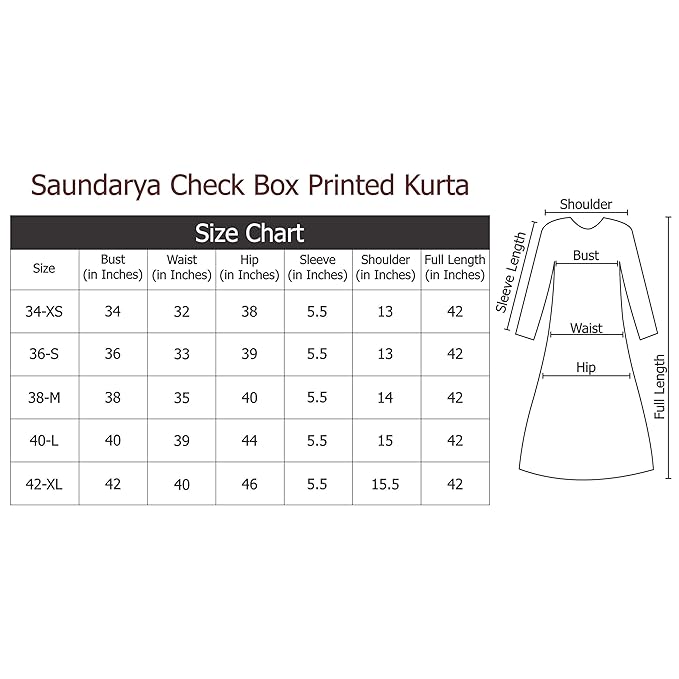 Saundarya Women's Printed Rayon Straight Kurta