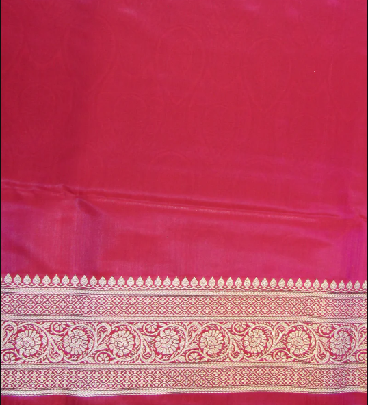 Saundarya Women's Azure Blue Banarasi Silk Saree