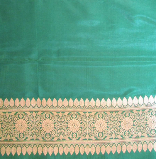 Saundarya Women's Red Banarasi Silk Saree