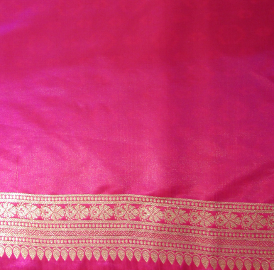 Saundarya Women's Light Green Banarasi Silk Saree