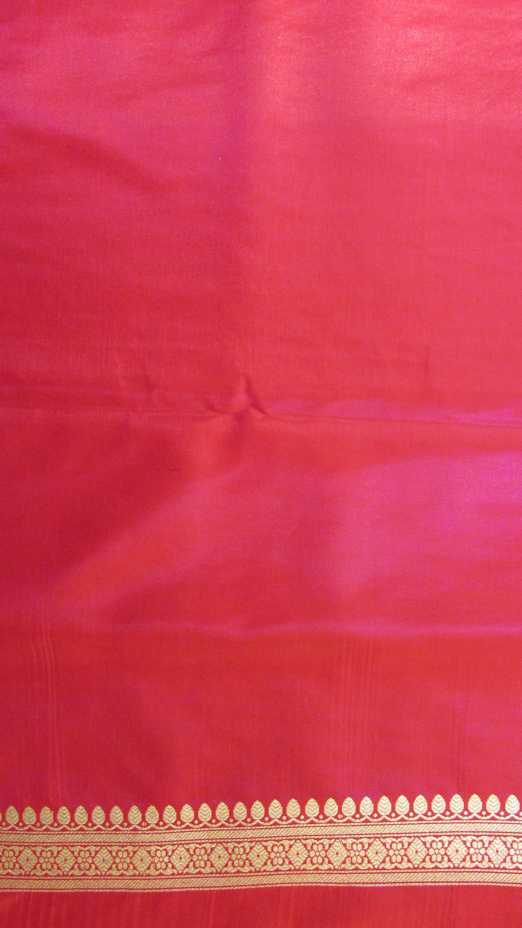 Saundarya Women's Orange Banarasi Silk Saree