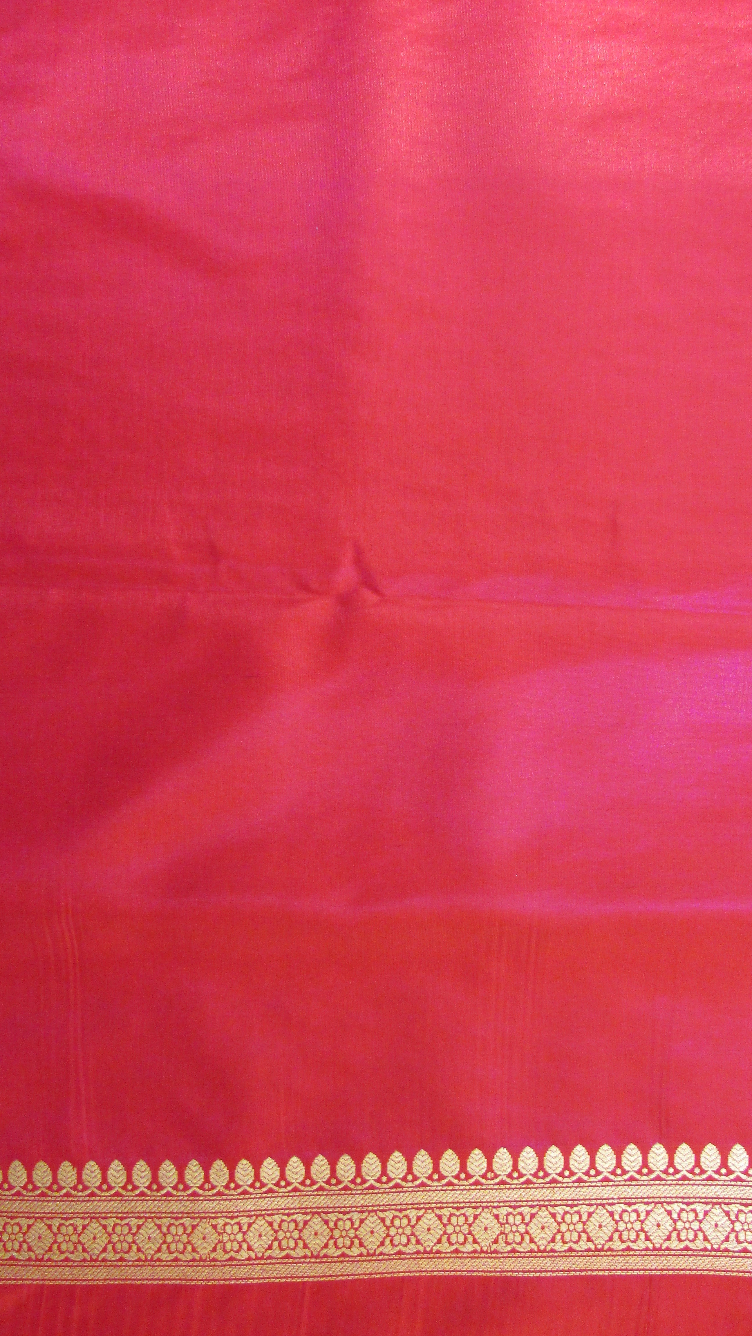 Saundarya Women's Orange Banarasi Silk Saree