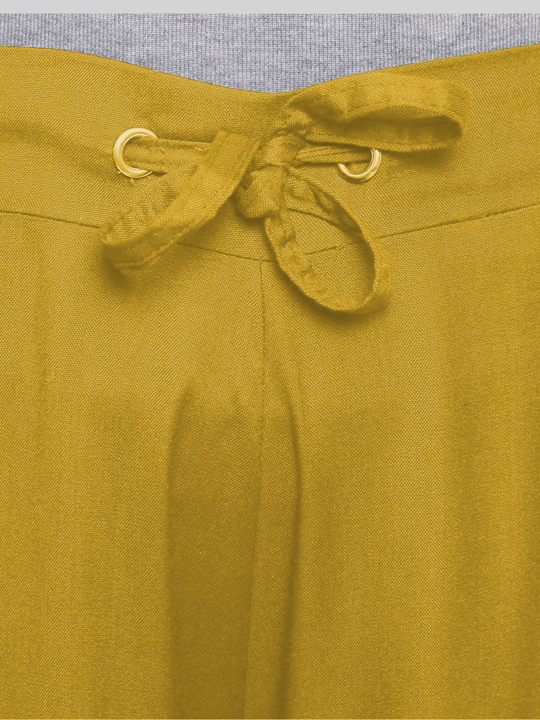 Saundarya Women's Loose Fit Skirt Palazzo Mustard