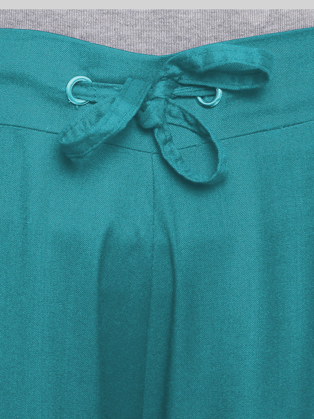 Saundarya Women's Loose Fit Skirt Palazzo Rama Grren