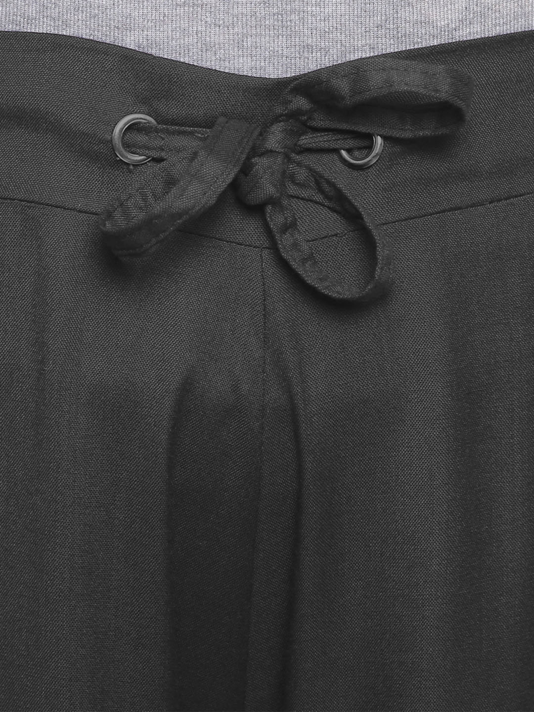 Saundarya Women's Loose Fit Skirt Palazzo  Black