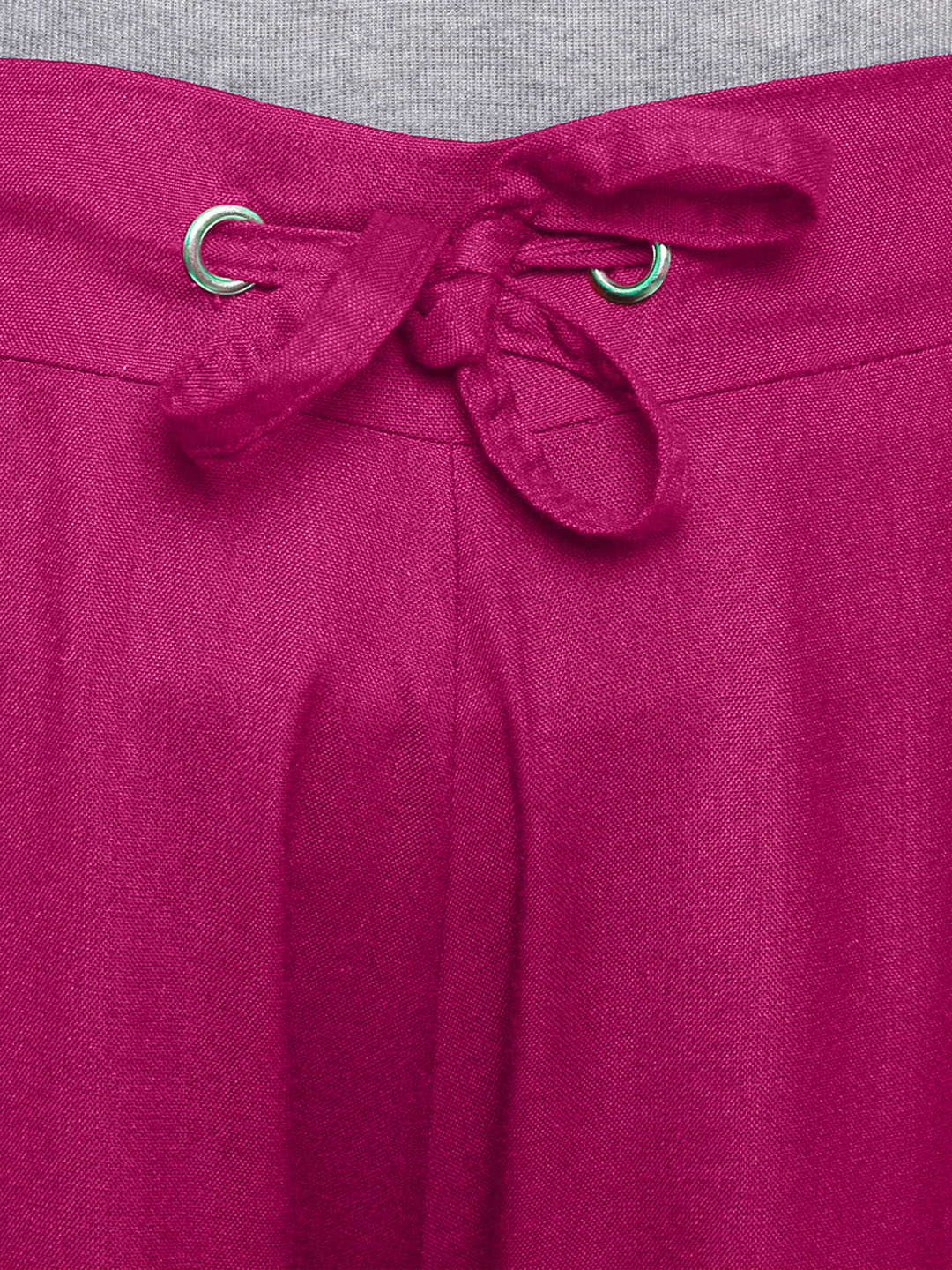 Saundarya Women's Loose Fit Skirt Palazzo  Dark Pink