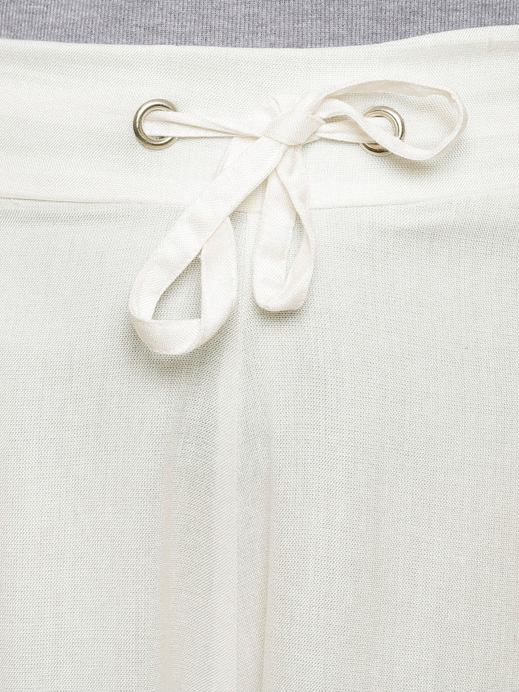 Saundarya Women's Loose Fit Skirt Palazzo  Off White