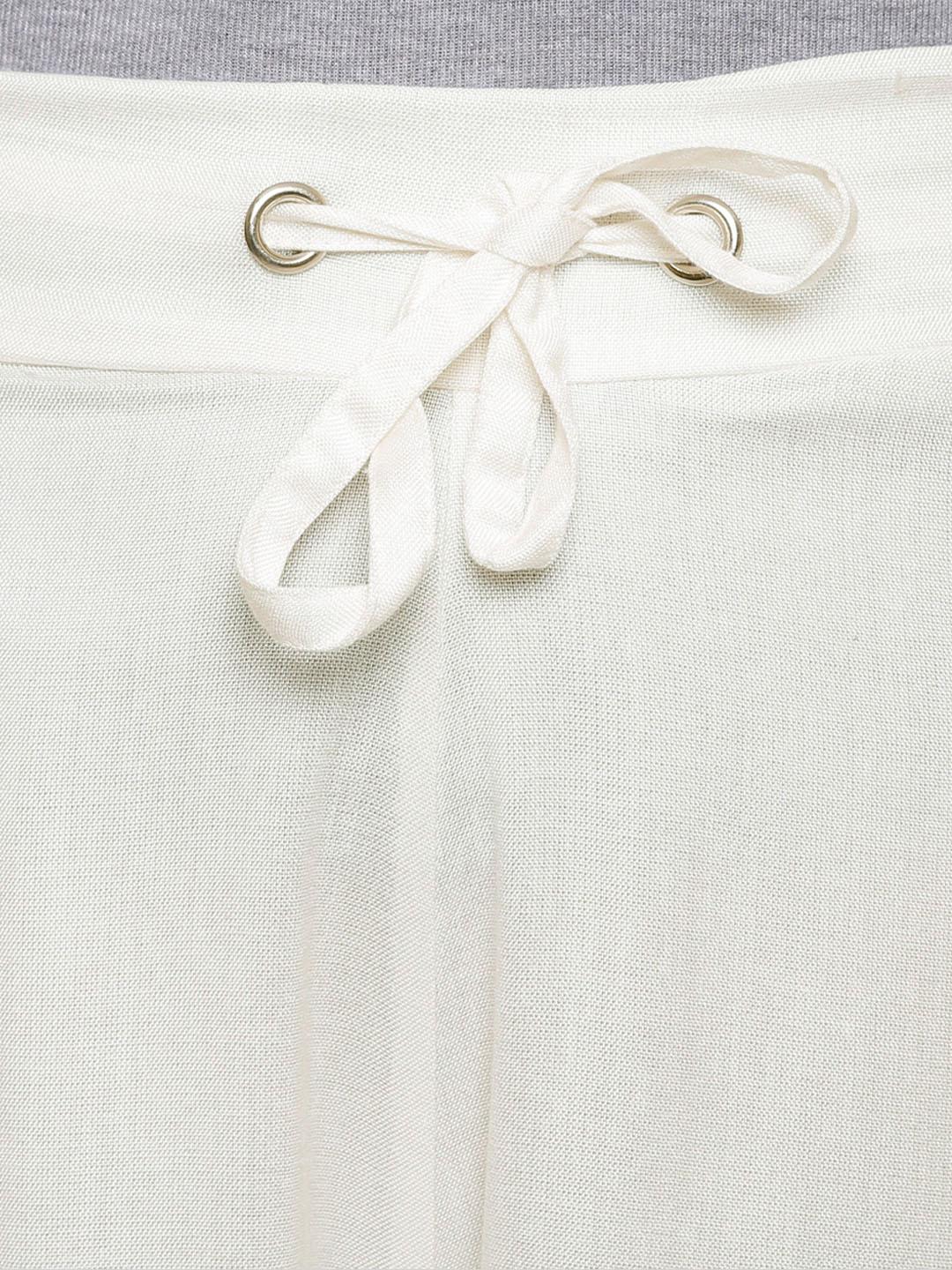 Saundarya Women's Loose Fit Skirt Palazzo  Off White