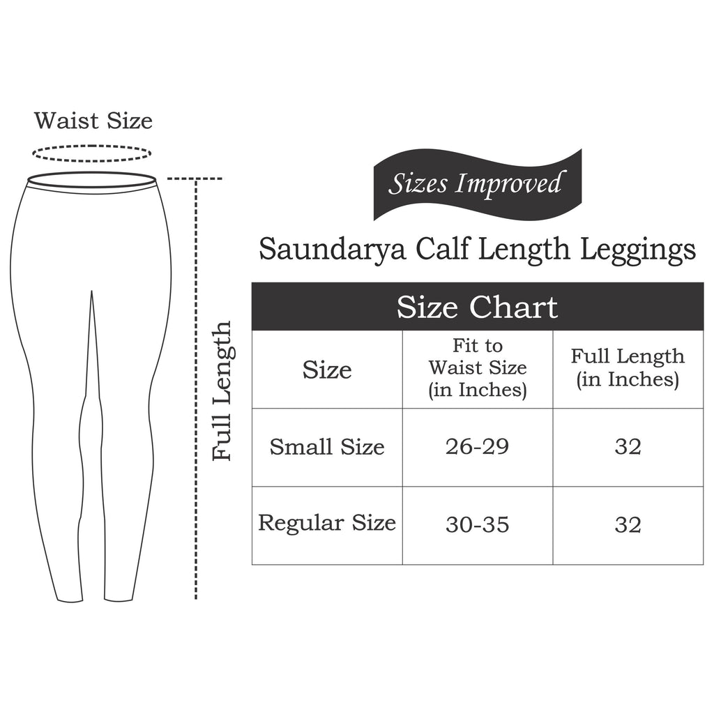 Saundarya Women’s Slim Fit Calf Length Super Combed Cotton Rich Lycra Fabric Tailored Cut Stretchable Solid Plain Color Leggings; Rama Green