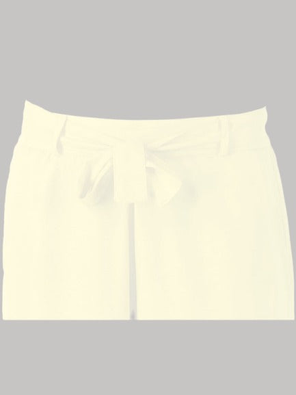 Saundarya Women's Loose Fit Skirt Palazzo Buttery Cream