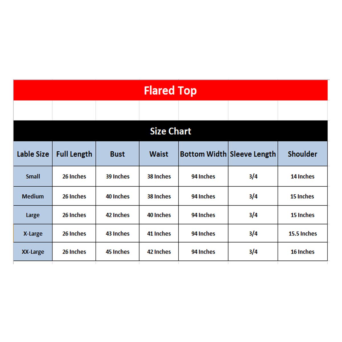 Saundarya Women's Plain Maroon Flared Top